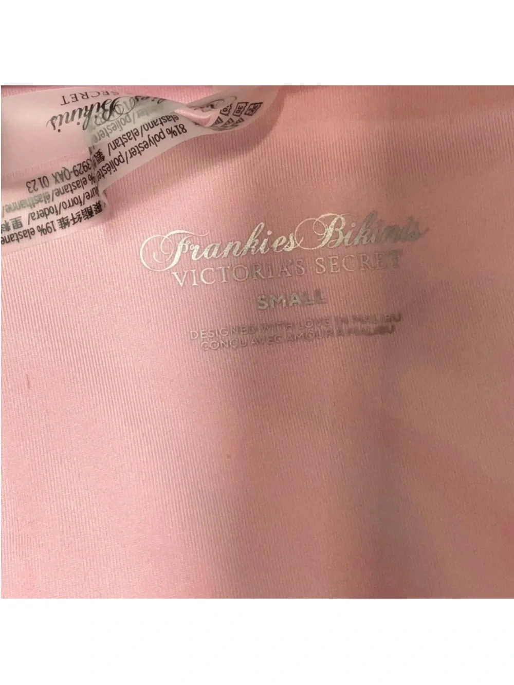 Frankies Bikinis x Victoria’s Secret Pink Paisley Bikini Bottoms Brief S NWT